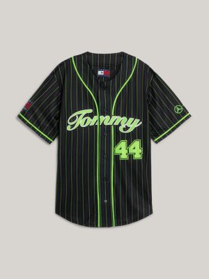 Tommy x Mercedes-AMG F1 x Awake NY Baseball Jersey Black/Green 44