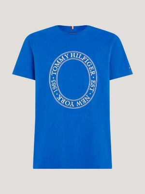 TOMMY HILFIGER H LOGO LETTER T-SHIRTS BLUE DAWN 09T4161 – COLETTE MALL