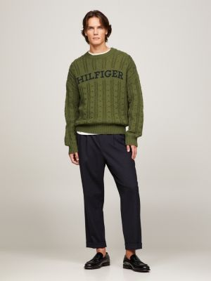 Pull tommy best sale hilfiger vert