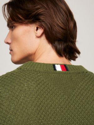 Tommy hilfiger hot sale green jumper