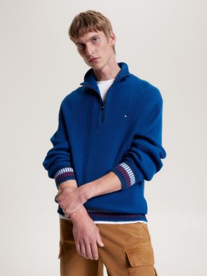 TOMMY HILFIGER Pullover 'Global Stripe' em Bege