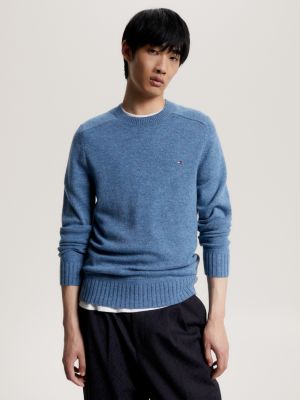 Men's wool hotsell crew neck jumpers