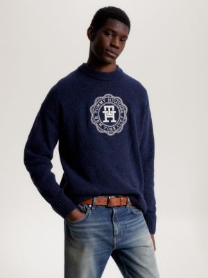 Oversized tommy hotsell hilfiger jumper