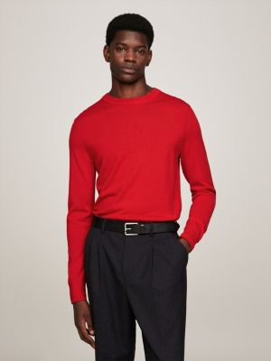 Tommy hilfiger mens crew best sale neck jumper