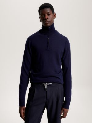 Merino wool mock neck on sale sweater