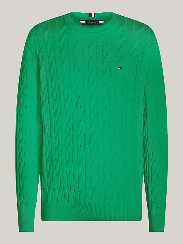 pullover classics relaxed fit in maglia green da uomo tommy hilfiger