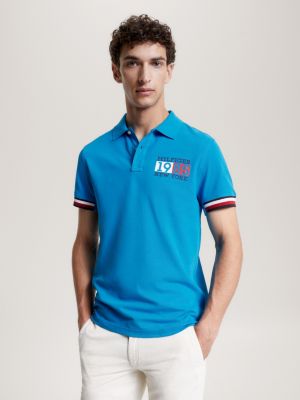 TOMMY HILFIGER Polo ajusté TH Cool Blanc