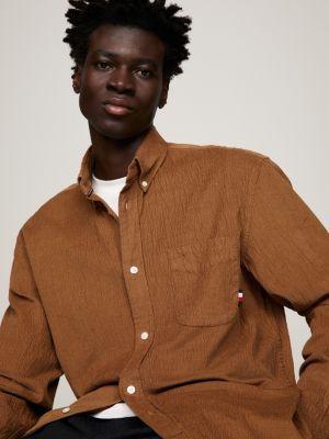 Tommy hilfiger best sale corduroy shirt