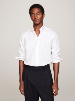 Tommy hilfiger black and white deals shirt