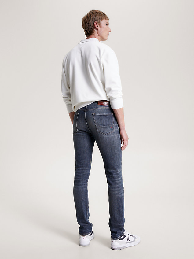 denim bleeker slim faded jeans voor heren - tommy hilfiger