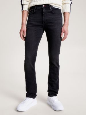 Bleecker Slim Faded Black Jeans | DENIM | Tommy Hilfiger