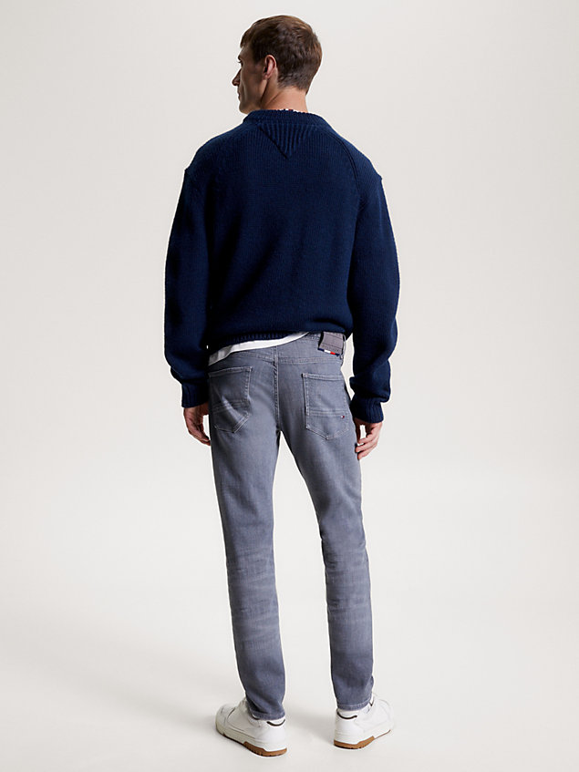 denim th flex bleecker slim jeans mit fade-effekt für herren - tommy hilfiger