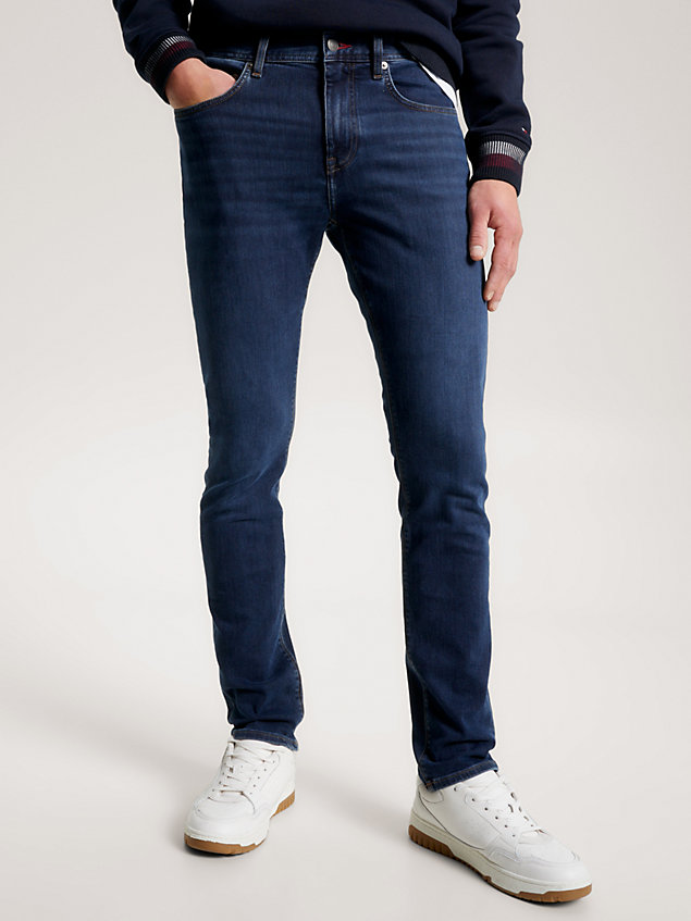 jeans layton extra slim fit denim da uomo tommy hilfiger
