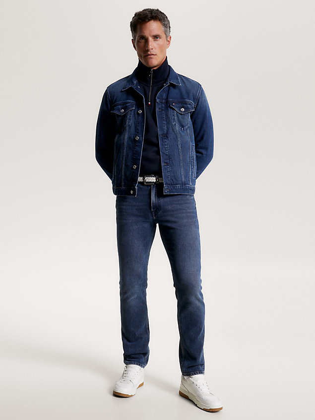 denim mercer regular jeans mit fade-effekt für herren - tommy hilfiger
