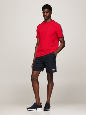 Tommy hilfiger red shorts on sale mens