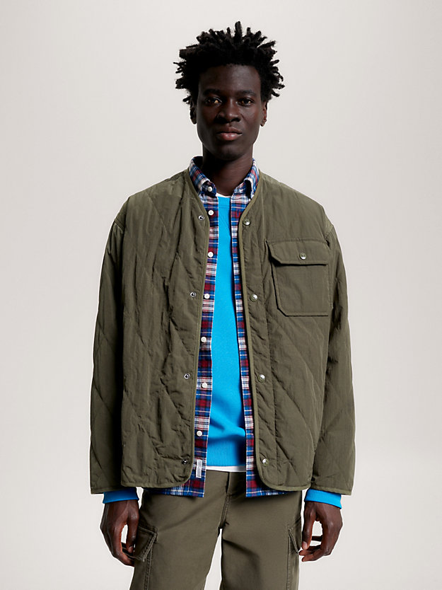 TH Warm Packable Quilted Liner Jacket | Khaki | Tommy Hilfiger