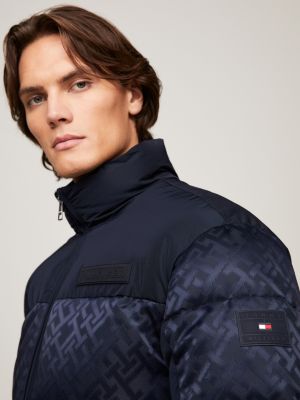 TH Warm New York Monogram Puffer Jacket | BLUE | Tommy Hilfiger
