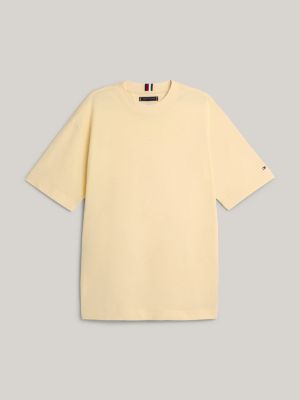 TOMMY HILFIGER - T-shirt donna con logo signature - beige - OT