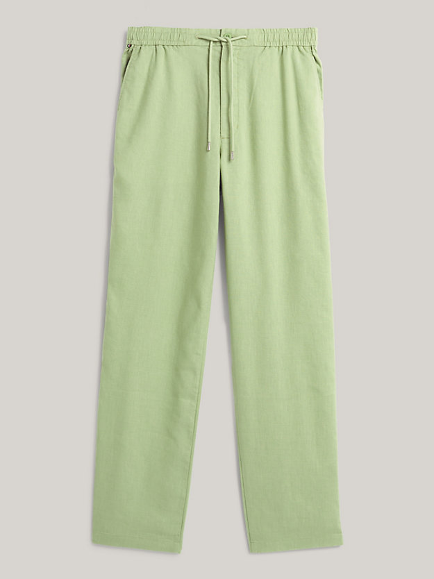 Tommy Hilfiger x Vacation Lightweight Wide Leg Trousers | GREEN | Tommy ...