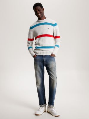 Mens clearance striped jumper