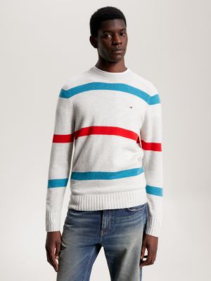 TOMMY HILFIGER: Pull homme - Bleu  Pull Tommy Hilfiger MW0MW33132 en ligne  sur