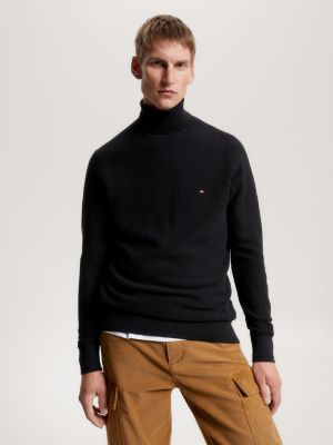 TOMMY JEANS - Pull rayé col roulé Homme COLORBLOCK