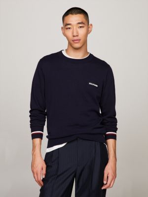 Tommy hilfiger hot sale blue jumper