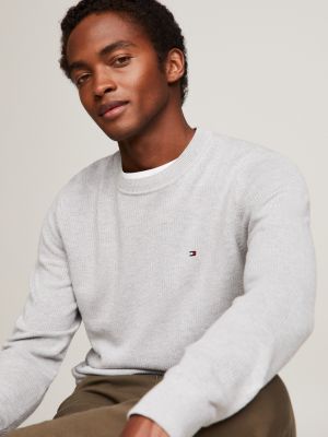 Tommy hilfiger mens hot sale crew neck jumper