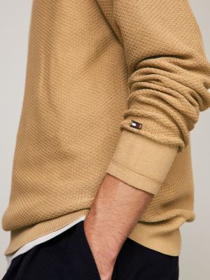 Khaki tommy cheap hilfiger jumper