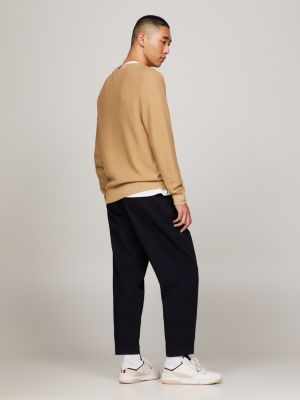 Khaki tommy cheap hilfiger jumper