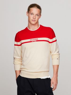 Colour block clearance tommy hilfiger jumper