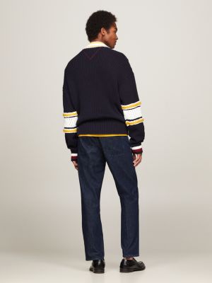 Mens letterman clearance sweater