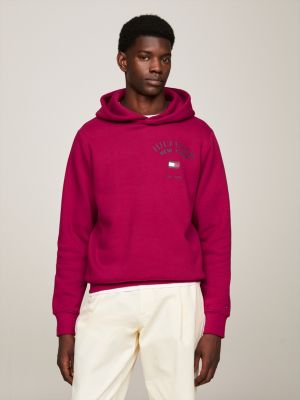 Varsity Arched Hoody | | Hilfiger Logo Tommy Red
