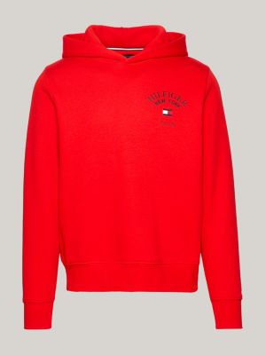 Sudadera Tommy Hilfiger Logo Hoody Rojo Hombre