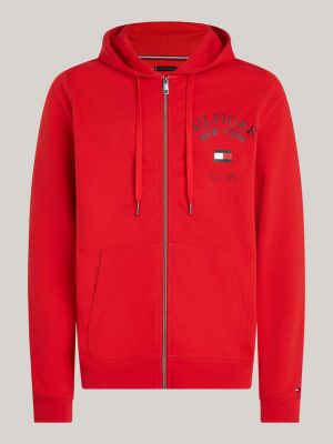 Gibobby Sudaderas hombre Capucha Sport Cremallera Completa Sudadera con  Capucha para Hombre(Rojo,M)