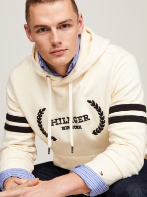 Hilfiger Monotype Fleece-Hoodie | BEIGE | Tommy Hilfiger