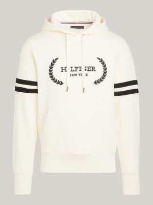 Hilfiger Monotype Fleece-Hoodie | BEIGE | Tommy Hilfiger