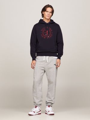 Kith x tommy hilfiger crest top hoodie multi