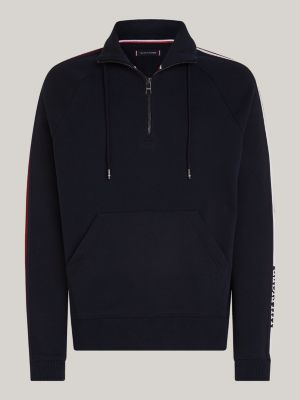 Tommy Hilfiger Split Global Stripe Zip Hoody - Desert Sky