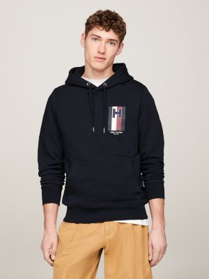 Tommy Hilfiger - Sudadera con capucha para hombre, color azul marino/gris,  Dallas Cowboys Pinnacle