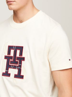 Collection Hilfiger Tommy | 1985 | T-Shirt Beige Monogram TH