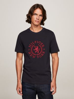 Tommy crest t shirt new arrivals