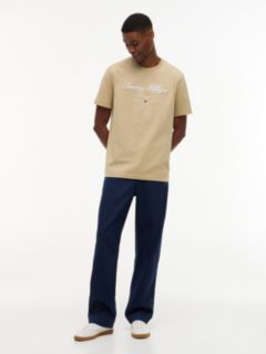 Textured Logo Jersey T-Shirt — Khaki 2