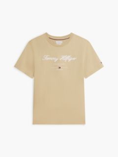 Textured Logo Jersey T-Shirt — Khaki 5