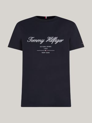 CAMISETA TOMMY HILFIGER SCRIPT PRINT_THMW0MW32326 - CAMISETA TOMMY