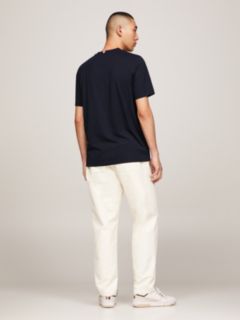 Textured Logo Jersey T-Shirt — Blue 6