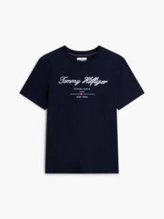 Textured Logo Jersey T-Shirt — Blue 8