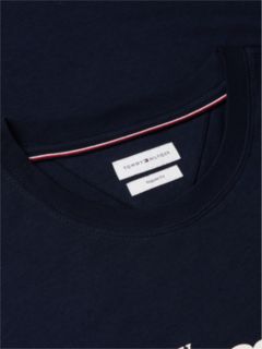 Textured Logo Jersey T-Shirt — Blue 9