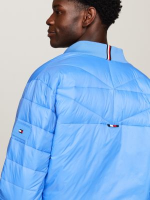 Blue tommy deals hilfiger bomber jacket