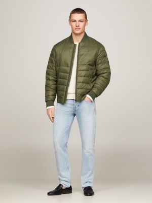 Tommy hilfiger quilted hot sale bomber jacket